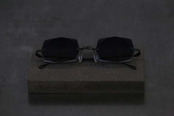 Rigards black matte gray green glasses RG1049TI
